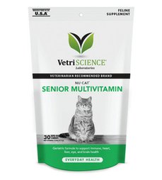 NU-Cat Senior Multivitamin – komplex pro stárnoucí kočky